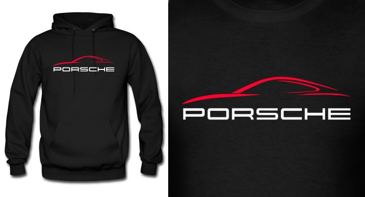 porsche hoodie, porsche, silhouette, logo, hoodie