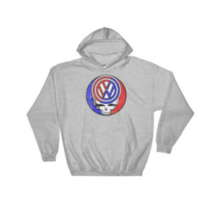 VW Logo Greatful Dead Skull Stealie Hoodie