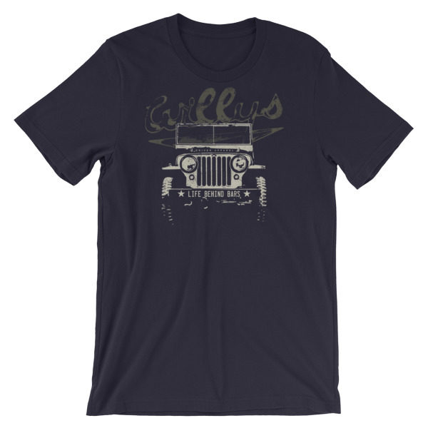Graphic Cotton T Shirt Short & Long Sleeve Jeep Willys 