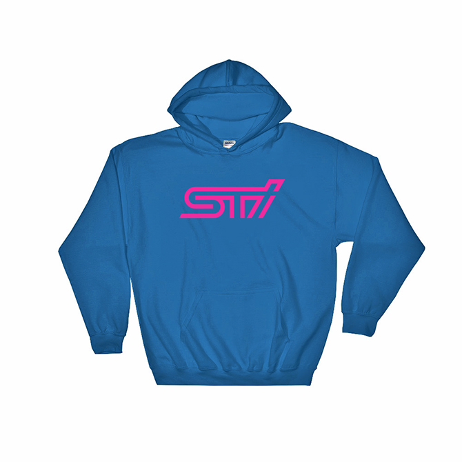 Subaru Logo BLUE BASIC Pullover Official Sti Ascnet Forester Outback Hoodie 