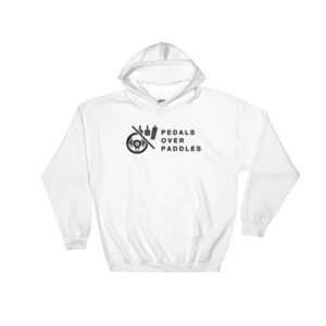Save the manuals - Pedals Over Paddles Hoodie
