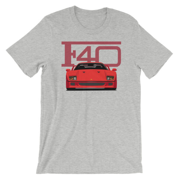 Red Classic Ferrari F40 Shirt