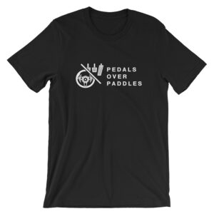 Save the manuals - Pedals Over Paddles t-Shirt