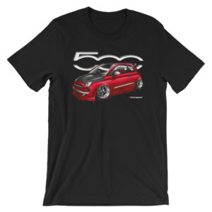 Black Fiat 500 Shirt