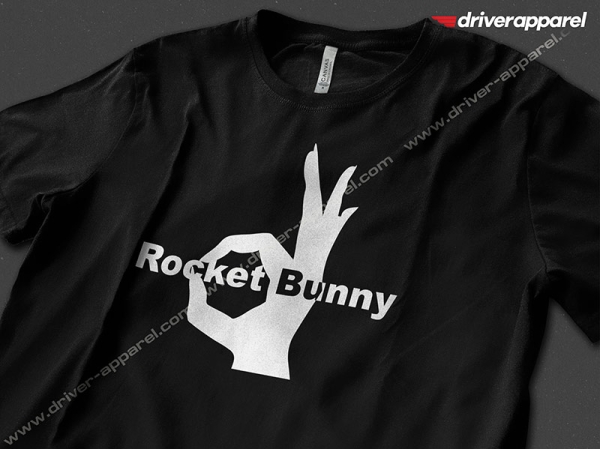 Black Rocket Bunny Logo Shirt