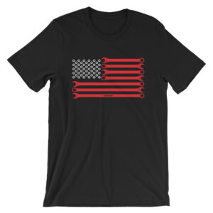 American Flag - Wrenches and Nuts t-Shirt