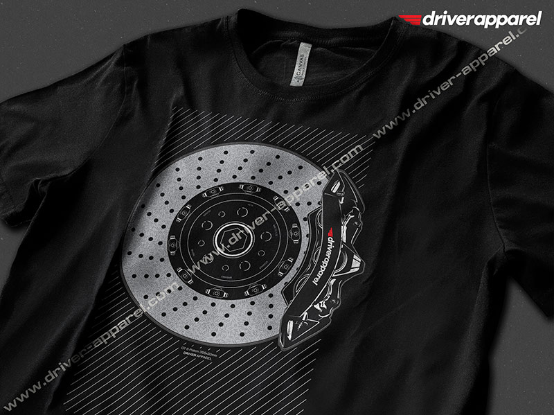 BBK Big Brake Kit Shirt, featuring a large caliper in the style of Brembo
