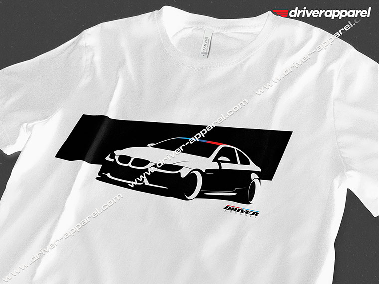 BMW E92 M3 Shirt in White