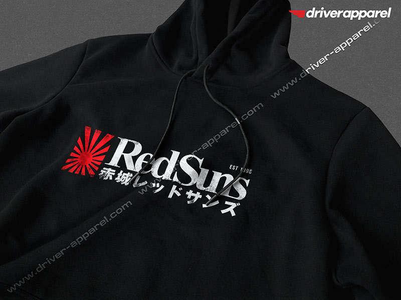 Black Initial D Red Suns Hoodie