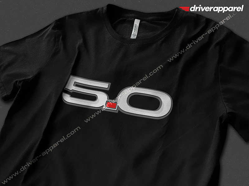 Ford Mustang 5.0 Shirt in Black