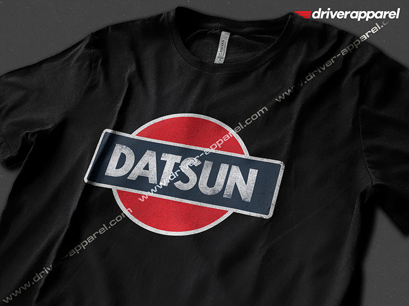 Vintage Datsun Logo Shirt in Black