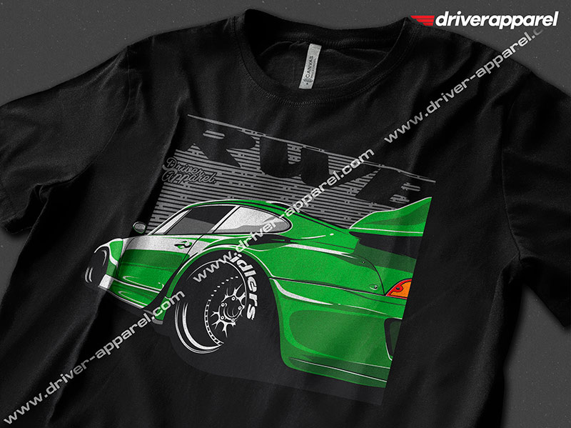 Green RWB Porsche 993 Shirt - Idlers