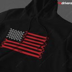 American Flag Wrenches Hoodie