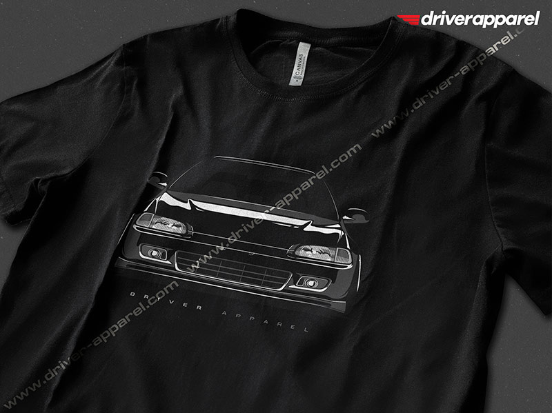 A Honda Civic EG6 on a black t-shirt.
