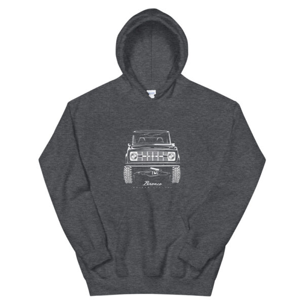 1980s 90s American Classic Bronco Lifted Truck Hoodie for Men