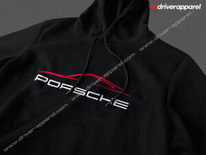 Outline Silhouette Porsche Hoodie