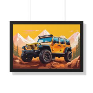 Jeep Wrangler Off Road Poster