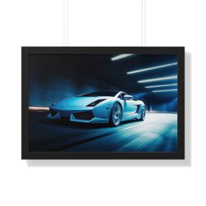 Lamborghini Gallardo Framed Poster